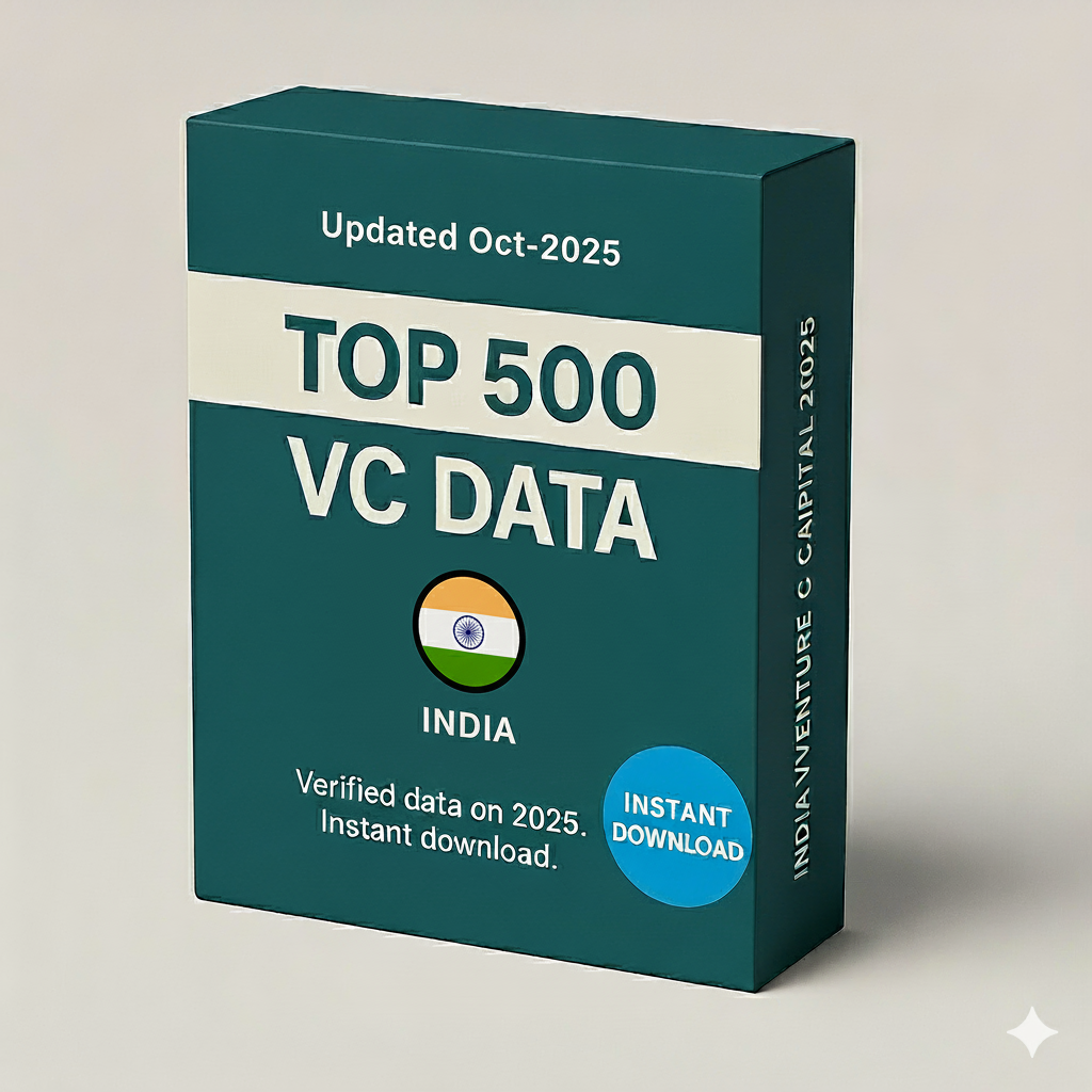 [Premium] Top 500 Angel Investor Data from India