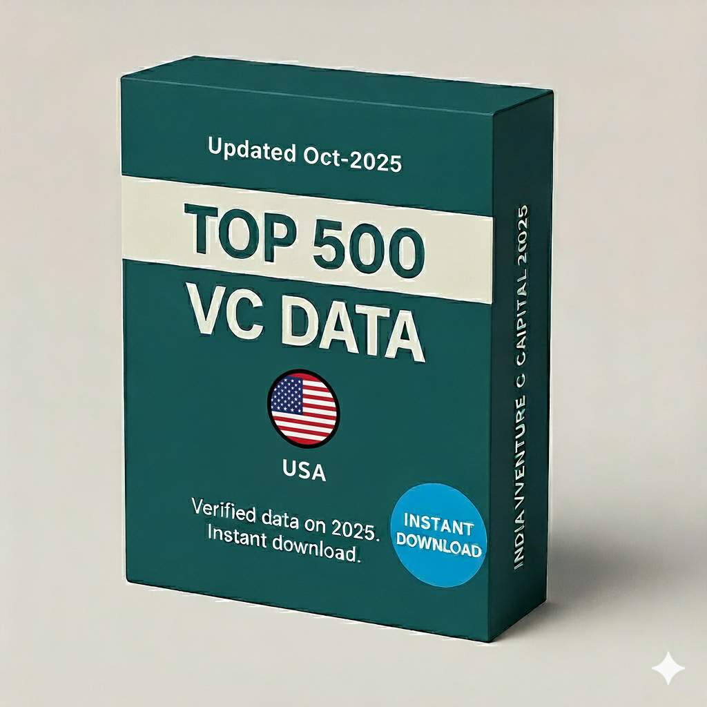 [Premium USA] Top 500+ VC Investor Data (Contact Data)